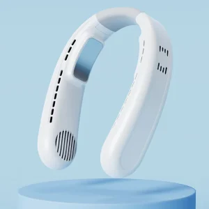 IMYCOO High Tech Rechargeable USB Battery 4000mAh Neck Fan Portable Personal Neck Cooling Mini Fan