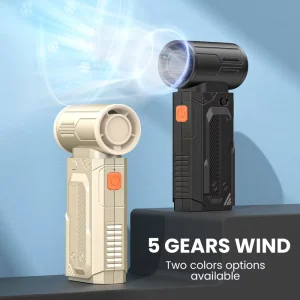 IMYCOO Portable Compressed Air Duster Violent Turbo Fan Mini Blower Electric Rechargeable Hand Held Small Jet Fan
