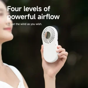 Ice Compress Cooling Handheld Fan 7 Blade 4 Speed 3 in 1 Portable Neck Desk Fan for Home Office Outdoor Travel OEM ODM