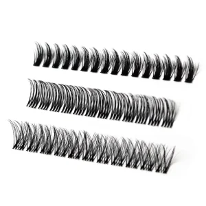 Individual False Eyelashes DIY Eyelash Clusters Natural Fake Eyelashes Lash Clusters Manga Lashes with Lash Accessories