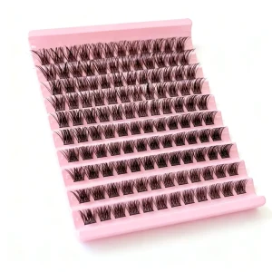 Individual Lash Packaging DIY Fan Lashes with Fluffy Wispy Volume 0.07mm Thickness False Cluster Eyelashes