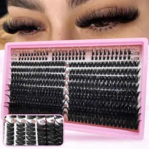 Individual Manga Lash Clusters Eyelash Extention Professional Diy Lash Extension Kit Pre cut Segment Cluster Lashes