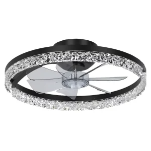 Indoor Ceiling Fan Light with Remote Control DC Motor LED Dimmable Modern Design Ceiling Fan