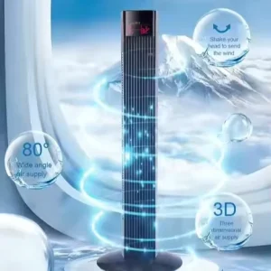 Indoor Cooling Electric Fan with Remote Controller Bladeless Tower Fan