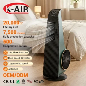 Indoor Using Fan Twelve Different Wind Speed Settings Are Adjustable 100 240V Power Support Tower Turbo Fan for Room