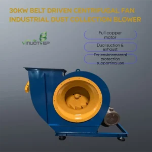Industrial 30kW Centrifugal Blower with Full Copper Motor for Suction and Exhaust in Waste Gas Treatment