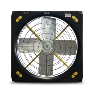 Industrial 38 Inch Square Panel Fan Low Noise Axial Flow Extractor Fan for Factory Workshop and Warehouse Ventilation