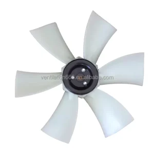 Industrial 400mm Duct Axial Fan High Flow Low Noise Ventilation Blower 110 240V Aluminum Alloy Blades High Efficiency for