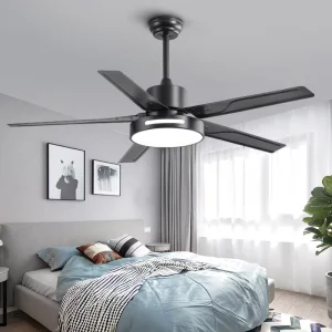 Industrial 42 Fan Ceiling Light Living Room Inch Ceiling Fan With Led Light and Remote