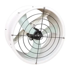 Industrial 440mm Duct Axial Fan High Flow Low Noise Ventilation Blower 3600 Airflow 25pa Static Pressure