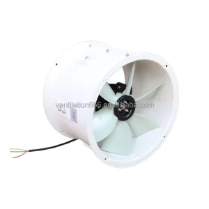 Industrial 440mm Duct Axial Fan High Flow Low Noise Ventilation Blower 3600 Airflow 25pa Static Pressure for Factory