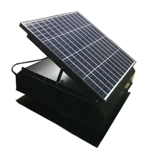 Industrial 60W Solar Exhaust Fan Roof Mounted Ventilation Fan Reduce Excess Heat Moisture for Warehouse Factory Max 3325 CFM