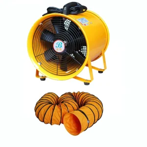 Industrial 8/10/12/14/16/20/24 Inch Portable Axial Ventilating Blower Fan for Hose Flexible Duct