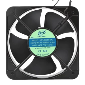 Industrial AC Axial Fan Electric Ball Bearing Plastic Waterproof Ventilation Cooling Fan OEM ODM