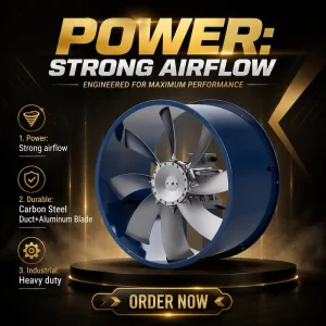Industrial Axial Fan for Grain Drying