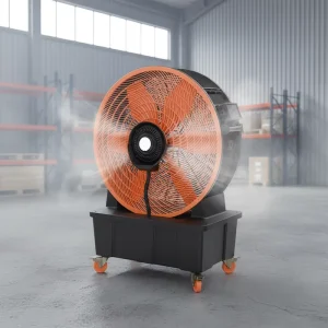 Industrial Axial Flow Exhaust Cooling Fan, Construction Site and Commercial Portable Cylindrical Ventilation Fan 56000-62000m3/h