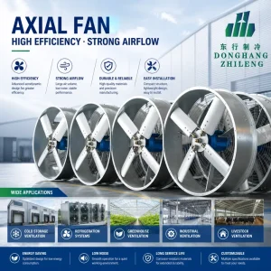 Industrial Axial Flow Fan Direct Drive High Performance for Cooling Tower Heat Dissipation