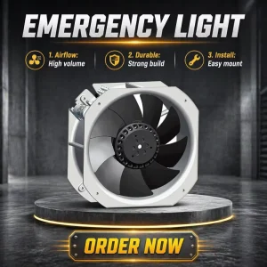Industrial Axial Flow Fan High Pressure Axial Flow Fans for Electronic Equipment