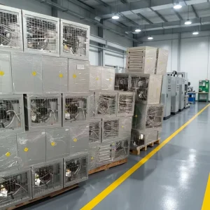 Industrial Axial Louver Galvanized Exhaust Fan Wall mounted Push Pull Industrial Ventilation Fan for Factories