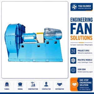 Industrial Boiler Fans Extrusion Machine Ventilation Centrifugal Blower Temperature Resistant