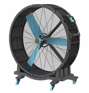 Industrial Ceiling Fan High Velocity Metal Cooling Air Warehouse Garage Workshop Use Tiltable Direct Drive Industrial Drum Fan