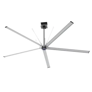 Industrial Ceiling Fan for Warehouse Ventilation Workshop High Quality 5 Blades HVLS Industrial Large Ceiling Fan