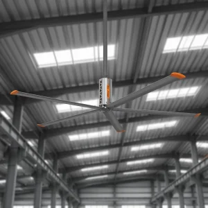 Industrial Ceiling Fan with AC Motor Aluminium Alloy Blades 220V/380V for Farm & Manufacturing Plant Cooling