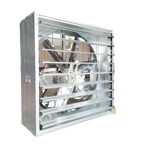 Industrial Centrifugal Exhaust Fan Wall-Mounted Warehouse Louvered Cooling Fan