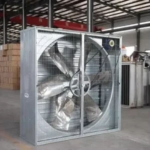 Industrial Chicken House Ventilation Exhaust Fan with Stainless Steel Blades Wall-Mounted