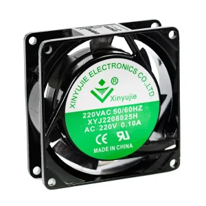 Industrial DC Axial Fan 8025 80x80x25 8cm High Speed Silent 110 220 380V Metal NSK Bearing Cooling Fan New Energy