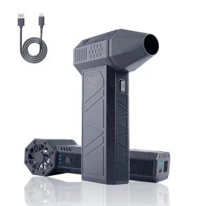 Industrial & DIY Grade Rechargeable Cordless Computer Electronic Fan Air Dust Blower with Battery Power Source