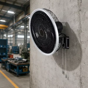 Industrial Electric AC Motor Air Cooling Fan Portable 5-Blade Ceiling Wall-Mounted Oscillating