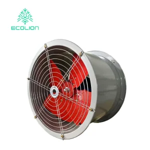 Industrial Exhaust Fan Cylinder Type Axial Flow Fan 10″ 12″ 14″ 16″ Good Quality Fan Manufacturer