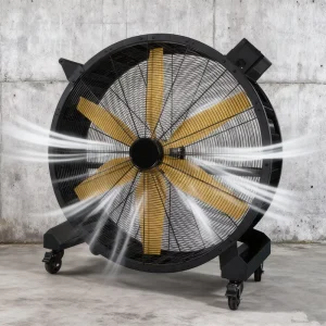Industrial Fan 5 ft Large air Volume Industrial Cooling Fan l with Wheels
