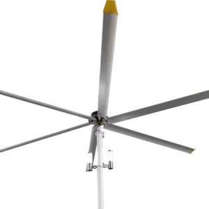 Industrial Fan Touch Control 380V Electric Power Aluminum Alloy Blades Ball Bearing 24 ft 10 55 RPM Ceiling Fan 38dB