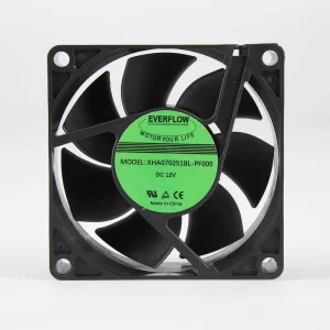 Industrial Fans 7025 DC12V Strong Flow 51CFM Axial Flow Brushless Motor for Industrial Power Supply for PLC Control Cabinet