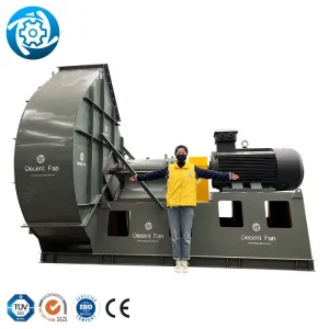 Industrial Fans and Blowers Process Fans Factory Medium Pressure Centrifugal Blower Fan for Power Generation