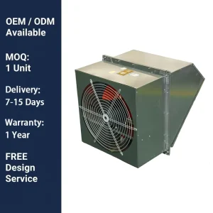 Industrial Forward-Swept Low-Vibration External-Rotor Wall-Mounted Axial Ventilation Fan for Workshop OEM