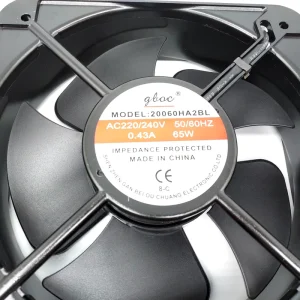 Industrial Grade AC Exhaust Fan Source Factory Fan for Electrical Equipment Air Circulation