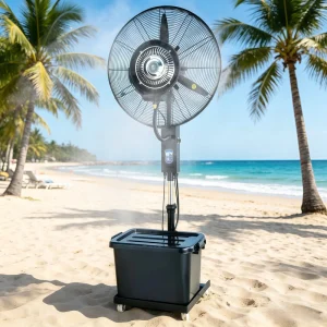 Industrial Grade High Performance Electric Metal Body Touch Control Centrifugal Ventilation Fan Oscillating Energy
