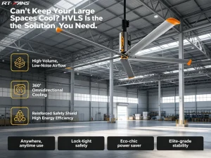 Industrial HVLS Large Ceiling Fan for Events Ventilation Shop