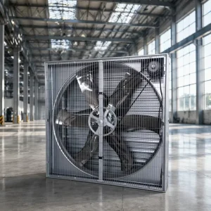 Industrial Hammer Type Exhaust Fan with Oil Bearing Stainless Steel Blades Low Noise Wall Mounted OEM for Factory Ventilation