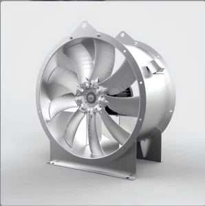 Industrial High Efficiency Low Noise Airfoil Inline Axial Flow Fan Direct Drive Duct Ventilation Fire Smoke Extraction