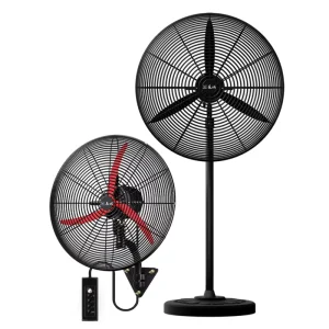 Industrial High Power Large Wind Electric Air Cooling Fan Durable Plastic Commercial Wall Hanging Floor Fan Factory