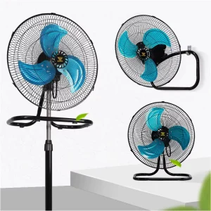 Industrial Household 18 Inch High Power 3 in 1 Air Cooling Fan Quality Plastic New Design Electric Power Source 110v 220v