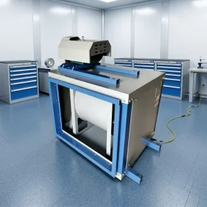 Industrial Kitchen Exhaust Fan Box Grease-Proof High-Flow Commercial Fume Control