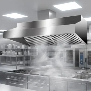 Industrial Kitchen Range Hood Stainless Steel Heavy Duty Exhaust Ventilation System for Restaurant Catering Equipment Range Hood