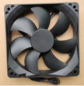 Industrial Low Speed Silent Exhaust Fan 12025mm 2400rpm 85~230V Ball Bearing Axial EC Cooling Fan 120*120*25mm