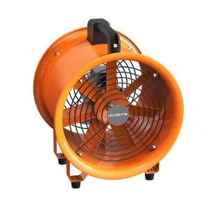 Industrial Metal Construction 12 Inch 3720 Cfm Portable Ventilator Fan Drum Professional Commercial High Efficiency Low