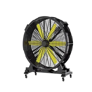 Industrial Mobile High power DC Fan Remote Control Low Noise 7 speed Airflow for Factories Gyms Livestock Farms Floor standing